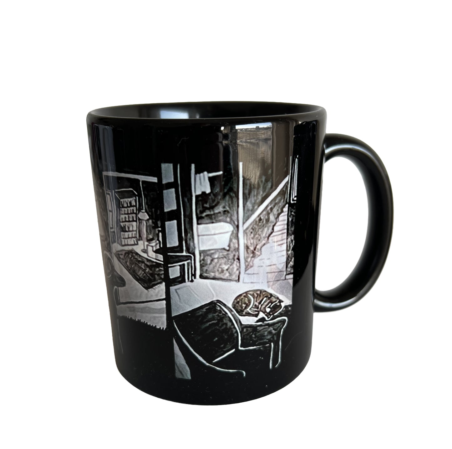 Mug (Black) - Does A Dog Have Buddha Nature?